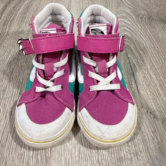 Vans Kids Sneakers in Purple and Green - Picture 5 of 7